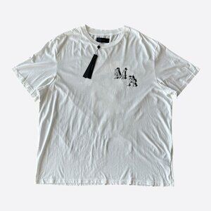 Amiri White & Black MA Angel Logo T-Shirt